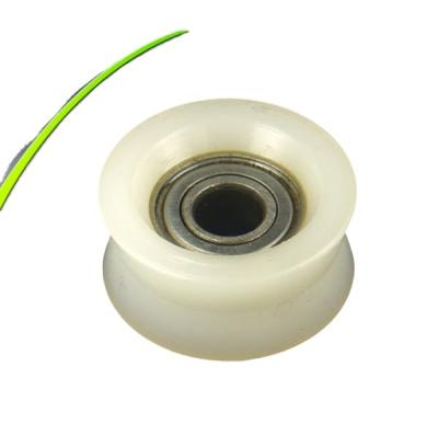 China Modern V Groove Roller Plastic Wheels For Carts for sale