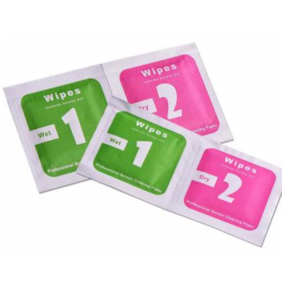 China Paper Plastic Type Wet Dry Lens Cleaning Wet Wipes Customized for Your Specifications for sale