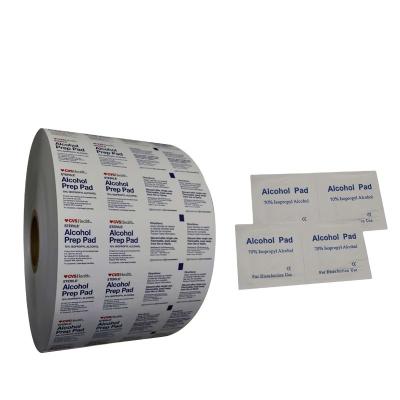 China Pharmaceuticals Aluminum Foil Paper for Disinfection Wipes Wet Wipe Pack Solution for sale