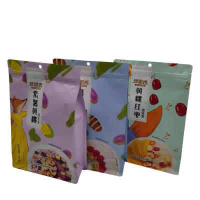 China Custom Food Grade Stand Up Pouch Plastic Packaging Bag for Snack Granola and More for sale