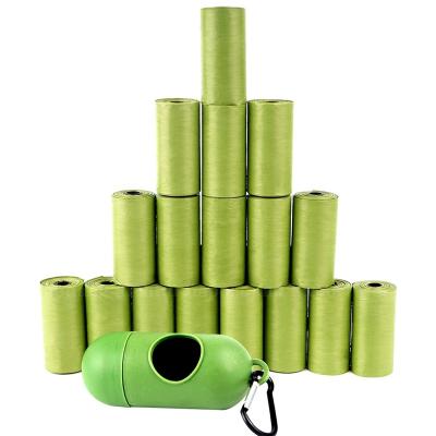 China Durable Custom Degradable Dog Poop Bag Thick Leak Proof With Pet Poo Bag Dispenser for sale