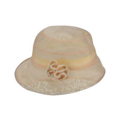 China 2020 Outdoor Activities Dim Yellow American Vintage Lace Fashionable Basin Hat , Fisherman's Hat Hats for sale