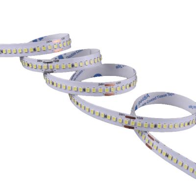 China Hotel LED Strip Ribbon Light DC24V 280pcs/m 8mm IP20 12W/M 2700K-6500K High Density Dotless Flexible LED Strip for sale