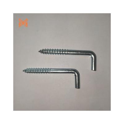 China Pan Hot Selling M2-M12 L Shaped Screw Hooks Stainless Right Angle Screw Hook for sale