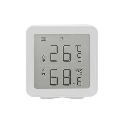 China Wifi Zigbee WiFi LCD Display Air Temperature Sensor DetectorWIFI Support Temperature and Humidity Sensor Alexa Google Home Smart Life for sale