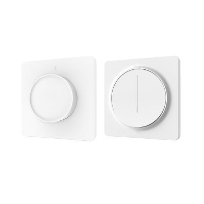 China WiFi ZigBee Smart Touch Dimmer Switch Rotary/Wireless Smart LifeTuya APP Voice Control Wireless Remote Work With Alexa Google Assistant RD01 RD02 for sale