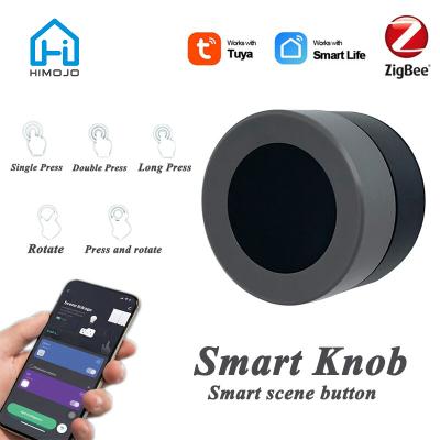 China ZigBee Tuya Smart Button Switch Scene Wireless Button Automation Scenario Battery Operated Zigbee Controller Work with Alexa Google Home for sale