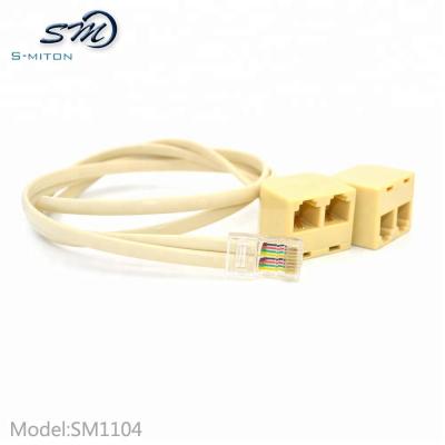 China Other adapter 4*rj11 female to rj45 male/rj45 to rj11 cable/rj45 to rj11 adapter for sale