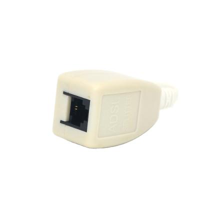 China Telephone RJ11 ADSL Splitter ADSL RJ11 Telephone Voice Modem Splitter for sale