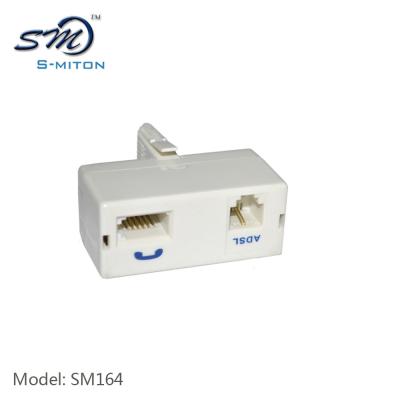 China The other HOT! ! ! Telephone ADSL Splitter / Ethernet RJ45 Splitter / ADSL Filter for sale