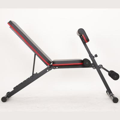 China Fitness Indoor Machine Weight Bench Adjustable Multifunctional Weight Bench for sale