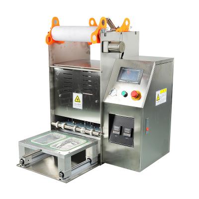 China Food enseal sealer plastic cup sealing machine milk automatic filling and sealing machine for sale