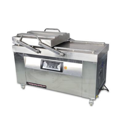 China Automatic Food Airtight Seal Coding All Kinds Of Food Double Chamber Vacuum Packing Machine for sale