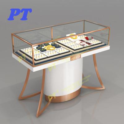 China jewelry showcase display/jewelry cabinet/luxury glass jewelry counter for sale