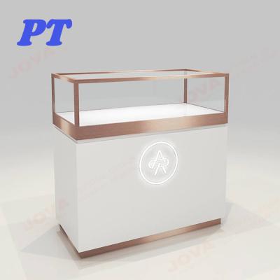 China Luxury Home Design Glass Wood Display Counter Feelings Glass Showcase For Home for sale