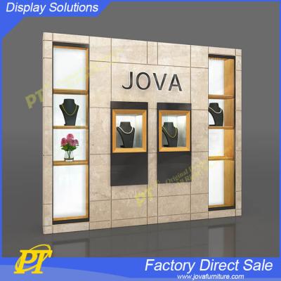 China Luxury jewelry store wall cabinet, jewelry showcase mfg for sale