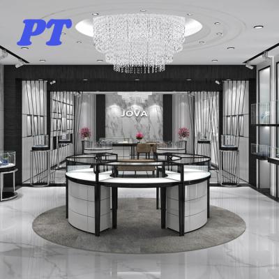 China 2019 luxury fashion jewelry store ideas with fittings jewelry shop plan design for sale