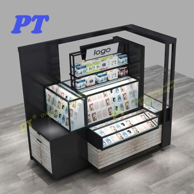 China Luxury Furniture Phone Display Accessory MDF Mall Display Kiosk for sale