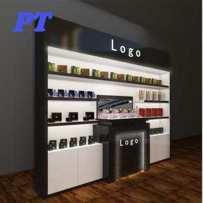 China Charming Modern Cosmetic Display Stand Fashion Cosmetic Display Stand Custom Cosmetic Display Cabinet for sale