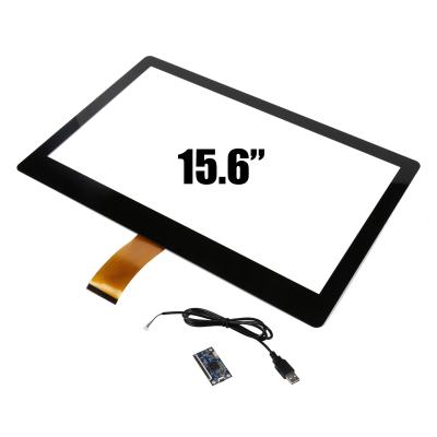 China Desktop Multi Touch 15.6 Inch Touch Screen Overlay Kit i2c USB Capacitive Touch Screen For 15.6