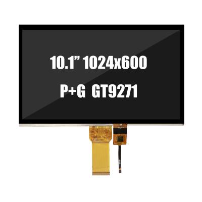 China High 1000 Inches 10.1 Nits Brightness TFT LCD Panel 1024x600 50pin 24bit RGB Display LCD Touch Screen 10.1