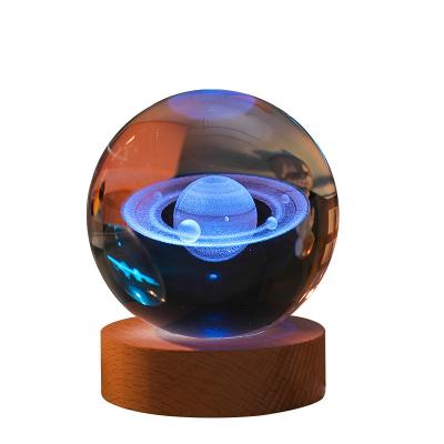 China China K9 80mm laser engraved crystal ball with 3d image k9 glass ball for decoration home souvenir for sale