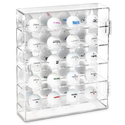 China Morden Acrylic Golf Ball Display Stand Golf Ball Case / Golf Ball Holder for sale