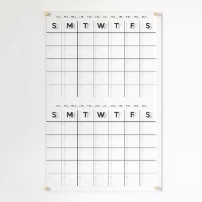 China Factory wholesale PVC sheet calendar wall calendar/single sheet wall calendars for sale