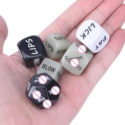 China Sex Toy Cheap Price Hot Sex Toy Adult Dice Game Erotic Sex Toy Making Love Position 12sides Sex Dice Die Cut For Game for sale