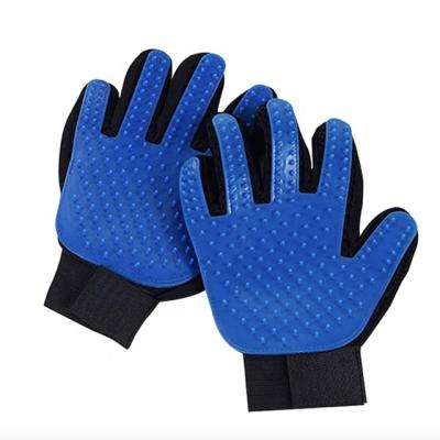 China Viable Good Quality 259 Pins Wholesale Pets Brush 5 Fingers Grooming Gloves With Factory Price for sale