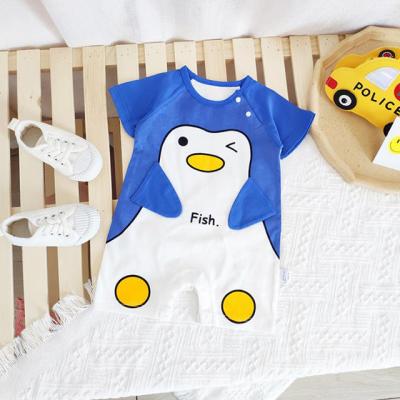 China Comfortable Short Style Newborn Baby Clothing Onesie Baby Sleeve Infant Cotton Romper for sale