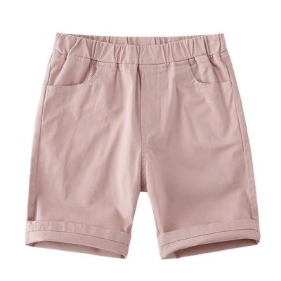 China Anti-wrinkle summer style boys and girls shorts Korean soft comfortable children's shorts solid color for sale