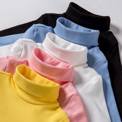 China Long Sleeve Kids T-Shirt Pure Cotton Anti-Shrink Warm Kids Shirt For Winter Autumn for sale