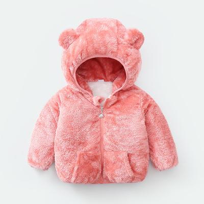 China New Design Viable Kids Autumn Winter Coat Thickening Wool Cotton-padded Hooded Coat for sale