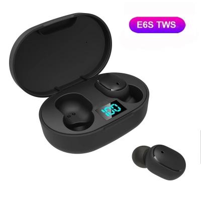 China Smart In-Ear Earbuds True Wireless Headset In Ear BT 5.0 tws earbuds e6s High Fidelity Wireless Headset Earphone With LED Power Display for sale