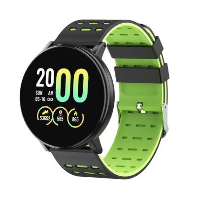 China Multi Monitor Calorie Sleep Smartwatch Heart Rate Wristband Modes Touch Screen Health Sports Watch 119 Plus With Two Tone Wrist Band for sale