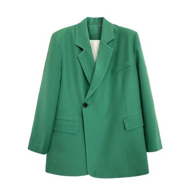 China Spring Temperament Others High Quality Jacket Loose Long Suit Women's Casual Suit New for sale