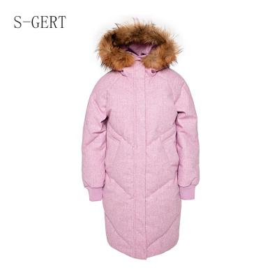 China Breathable Hoodie Tweed Long Duck Womens Down Plus Size Office Padded Stripper Coat for sale