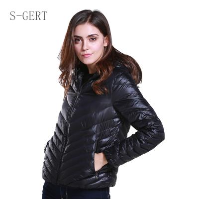 China Breathable Stripper Down Coat Women Ultralight Winter Warm Short Down Jackets for sale