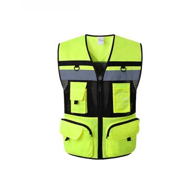 China Water Proof OEM Odm Cool Reflective Yellow Motorcycle Safety Vest LED FLASH Customized Logo Water Proof for sale