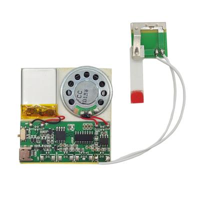 China High change music computer USB version greeting card quality gift box sound module recordable chargeable audio sound chip for sale