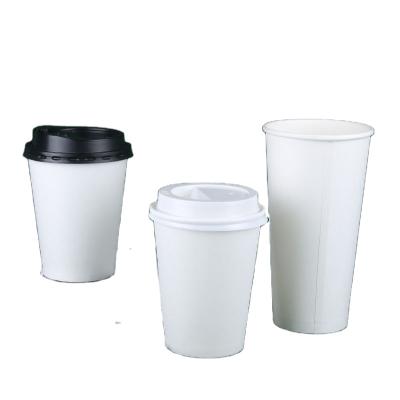 China Recyclable Logo Printed Disposable Fast Delivery Eco Friend Packaging Custom Paper Cup With Lid for sale