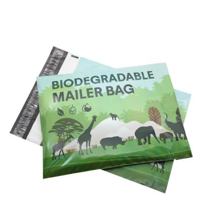 China BIODEGRADABLE Eco Friendly Custom Printed Poly Ads Biodegradable Poly Ad for sale