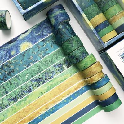 China Waterproof Custom Make Design Printed Washi Stamp Washi Paper Tape Tape For Stationery for sale