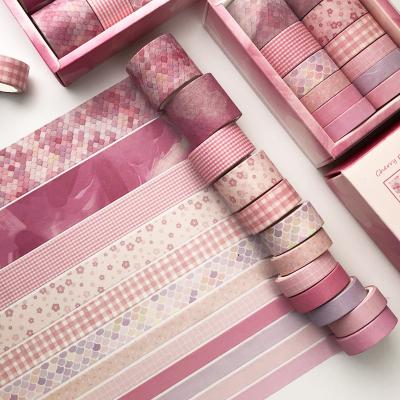 China Waterproof Custom Printed High Quality DIY Washi Tape Set Tapes For Notebook for sale