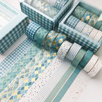 China Wholesale Decorative Paper Waterproof Masking Stamp Washi Tape Custom Printed Cute Washi Tape For Stationery for sale