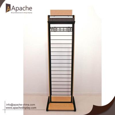 China Floor display metal wire belt display stand for wholesale for sale