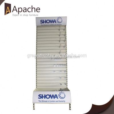 China Modern Long Life Display Kraft Paper Floor Display Stand for sale