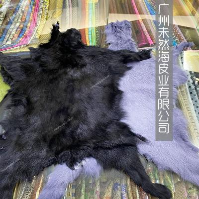 China Wrinkle Resistant Goatskin And Fur Integrated Clothing Fabrics For Shoes And Bags Goatskin Leather for sale