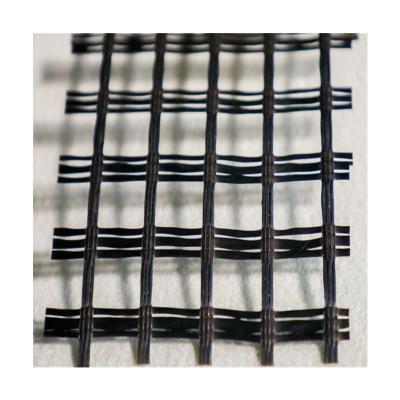 China Modern Plastic Geogrid Plant Fiberglass Polypropylene Biaxial Geogrid Roll For Reinforcement for sale